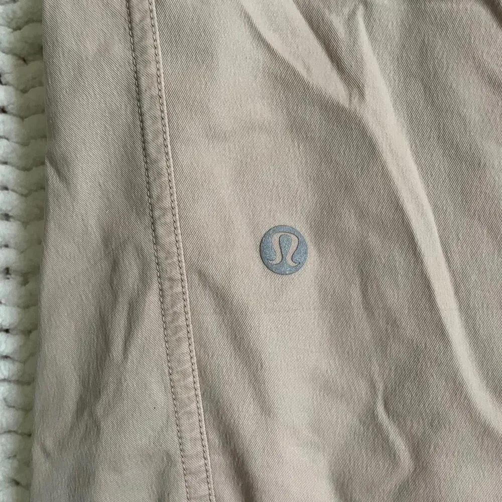 Lululemon Women's Tan "Cafe au Lait" Adapted State Jogger - Size 10 - Picture 6 of 7